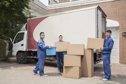 Removal van service supporting a move in Marylebone street surroundings