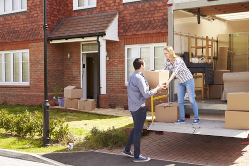 Local van service handling furniture collection in Marylebone