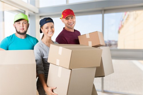 Moving truck service for a Marylebone home relocation