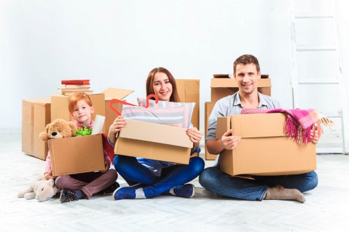 Sustainable moving and recycling practices in Marylebone