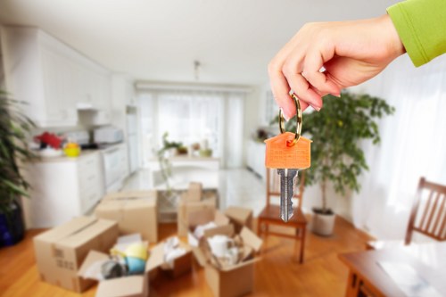 Man and van service helping with a residential move in Marylebone
